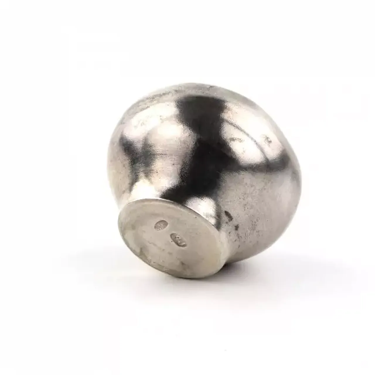 Saliera in argento, fine '800 3