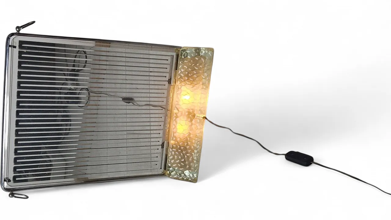 Table lamp in glass from Saint Gobain, 1940s 19