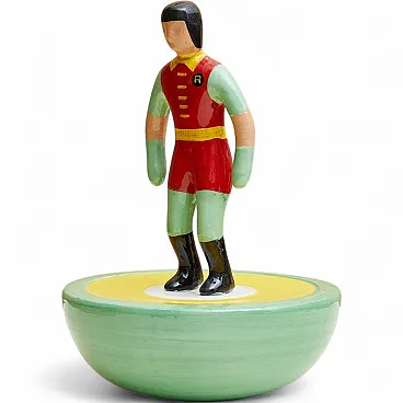 Subbuteo sculpture in ceramic by Artigianato Italiano, 2000s