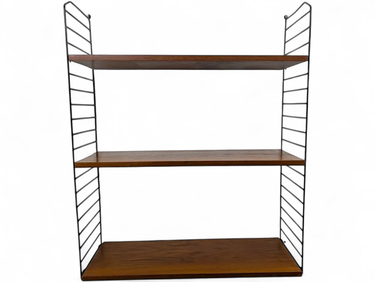Hanging shelf in wood and iron, 1960s 6