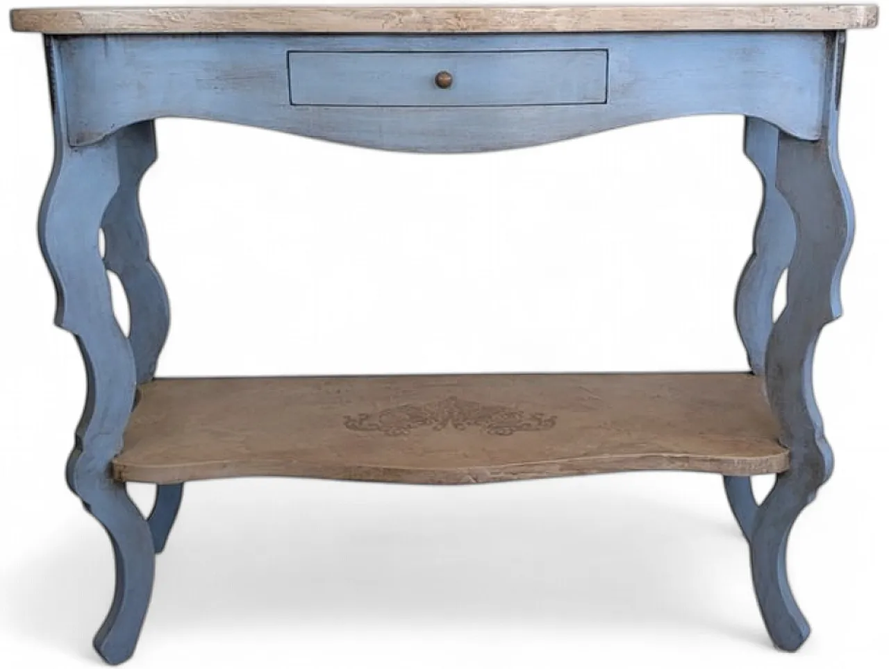 Beech console table, 1960s 11