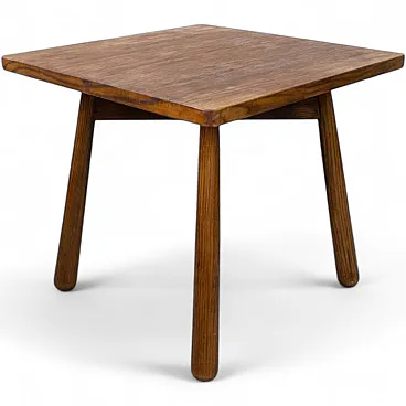 Oak side table by Jan Vaněk for Jizba, 1940s