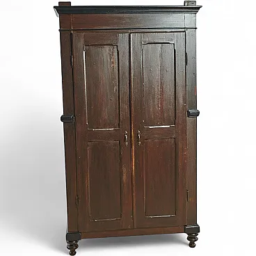 Wardrobe in wood, 20th century