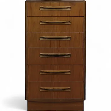 Tall Boy Fresco Chest of Drawers by Victor B. Wilkins for G-Plan, 1970