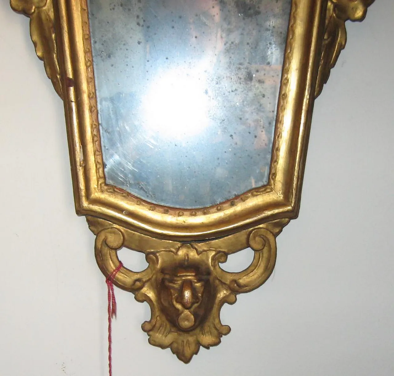 Specchio da parete in legno dorato, '800 2