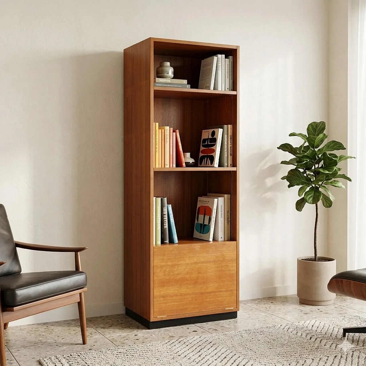 Swiss design bookcase, 1960s 2