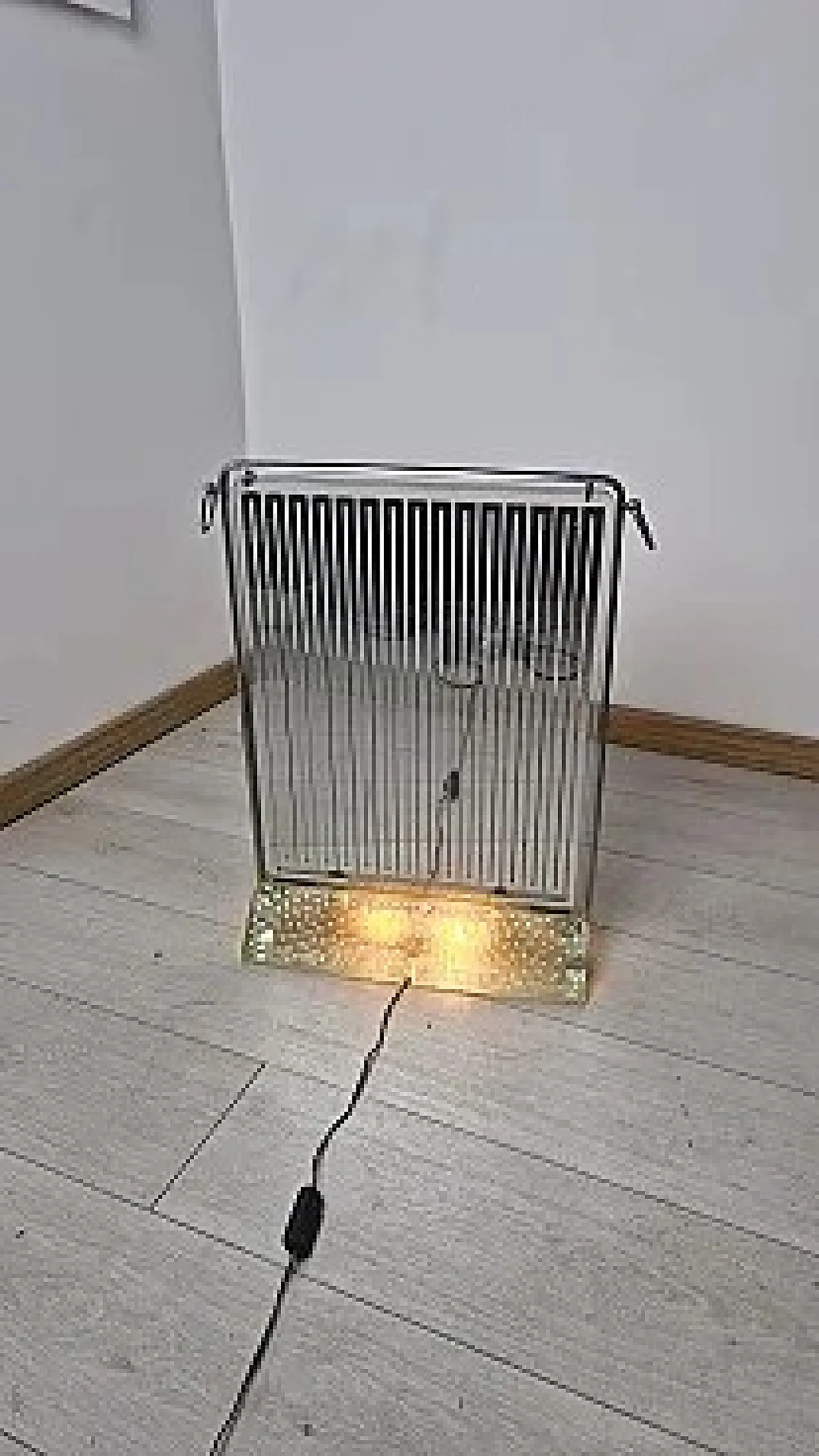 Table lamp in glass from Saint Gobain, 1940s 23