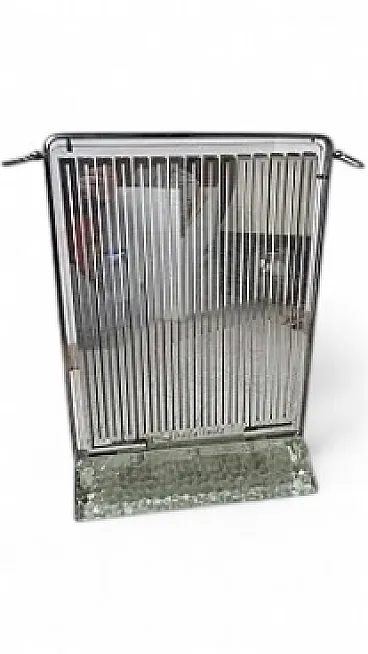 Table lamp in glass from Saint Gobain, 1940s