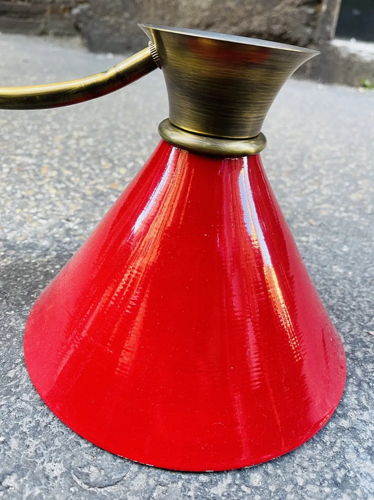 Brass wall lamp, 1960s 2