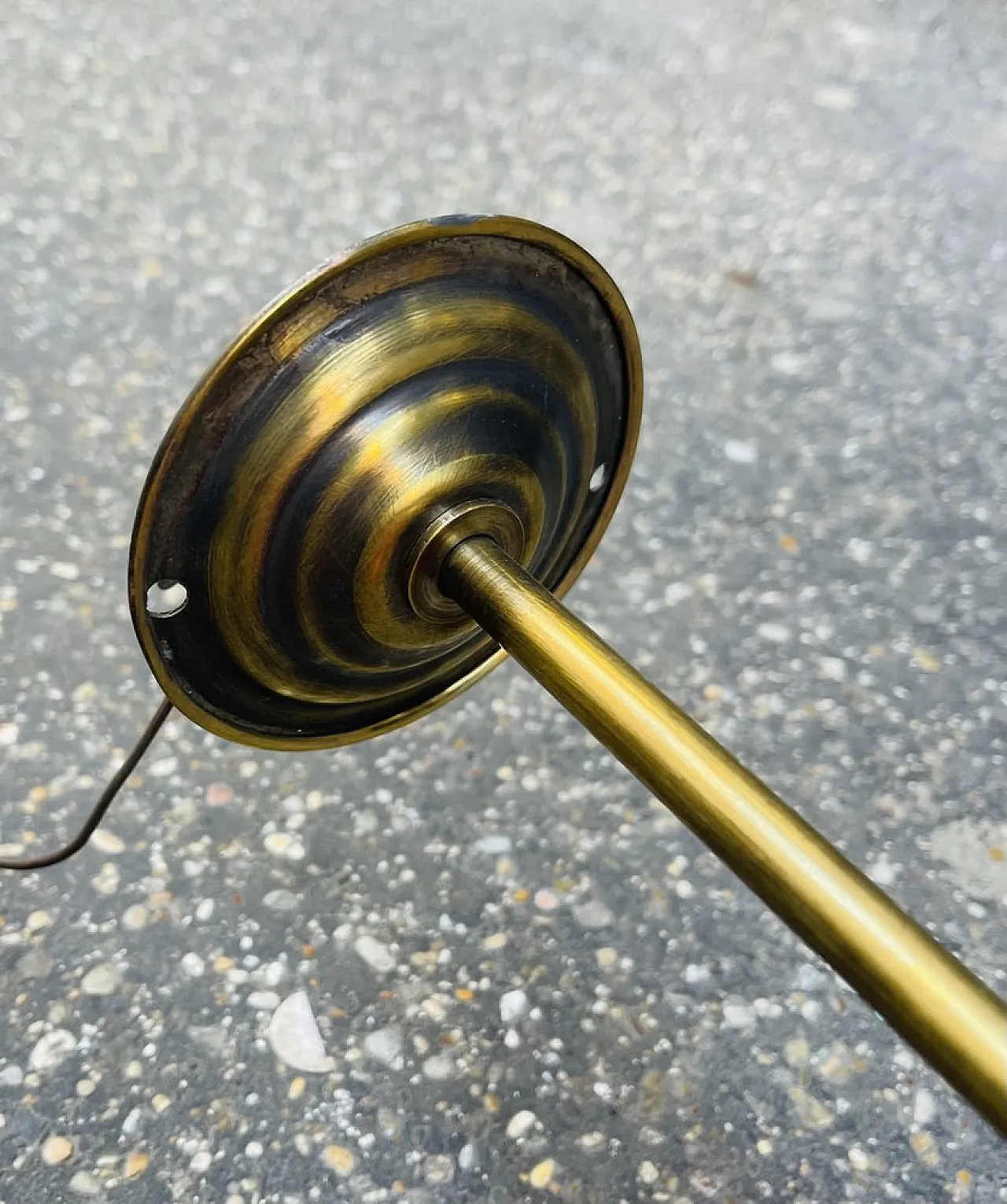 Brass wall lamp, 1960s 5