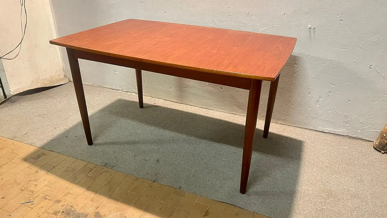 Extendable teak table, Denmark 7
