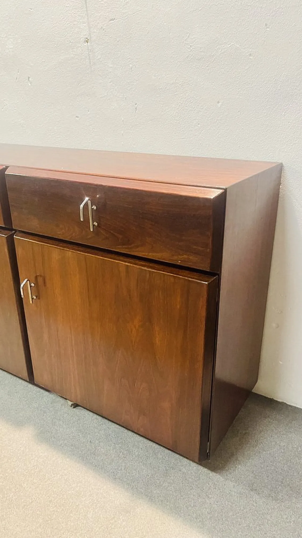 Rosewood sideboard, Italy, 1970s 5