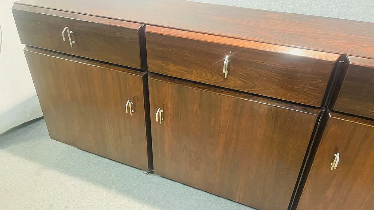 Rosewood sideboard, Italy, 1970s 6