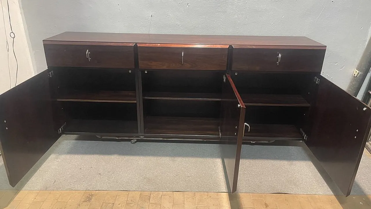 Rosewood sideboard, Italy, 1970s 7