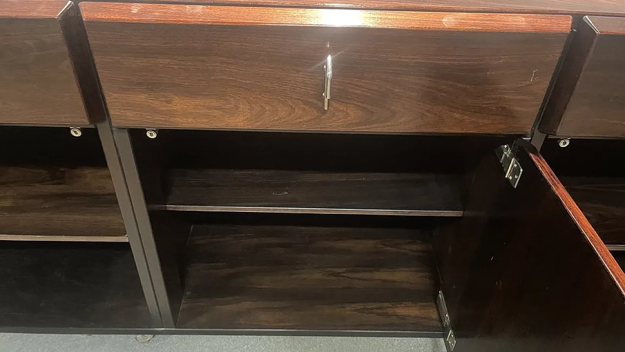 Rosewood sideboard, Italy, 1970s 8