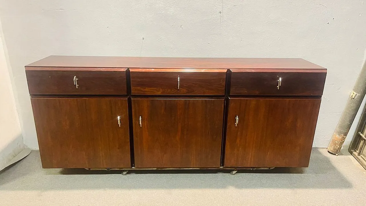 Rosewood sideboard, Italy, 1970s 14