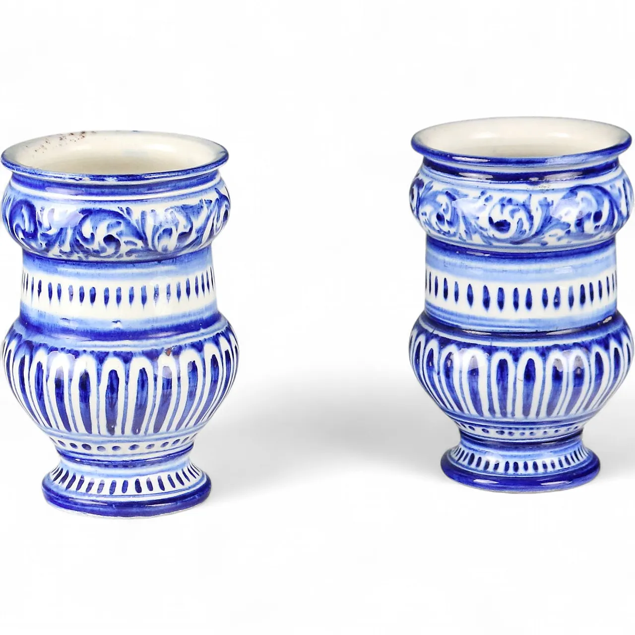 Coppia Albarelli in Maiolica di Lodi, '900 8