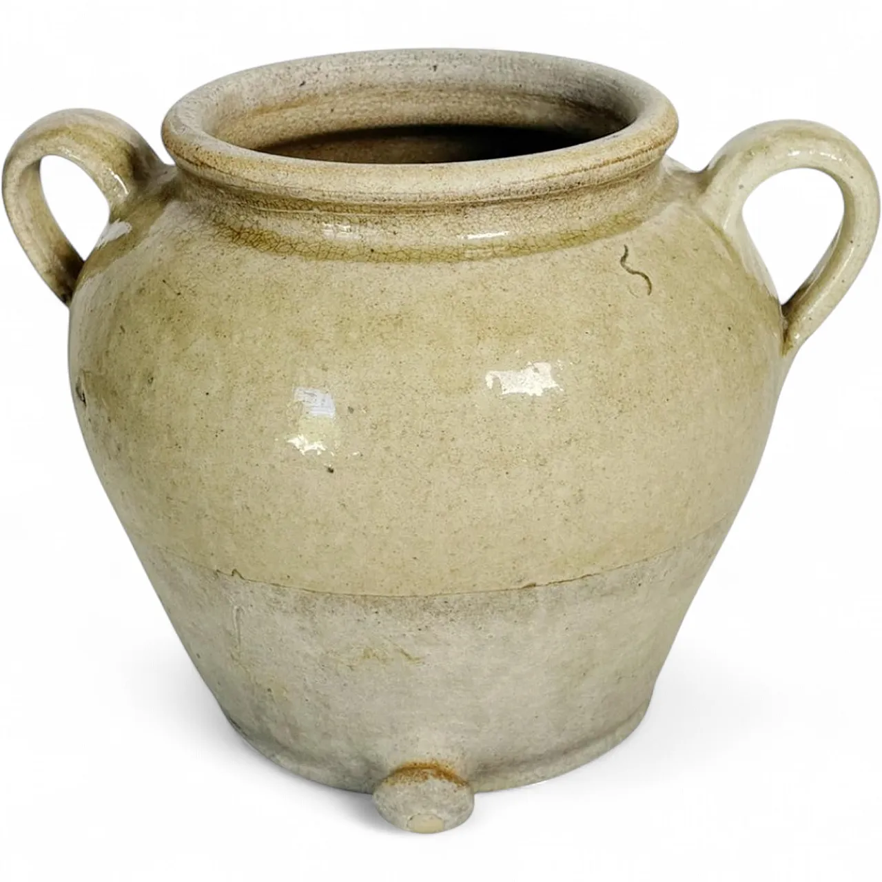 Vaso in terracotta smaltata, anni '60 18