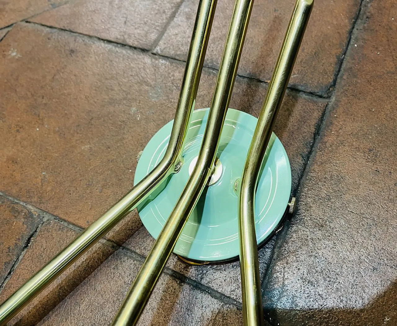 Brass wall lamp, 1950s 3