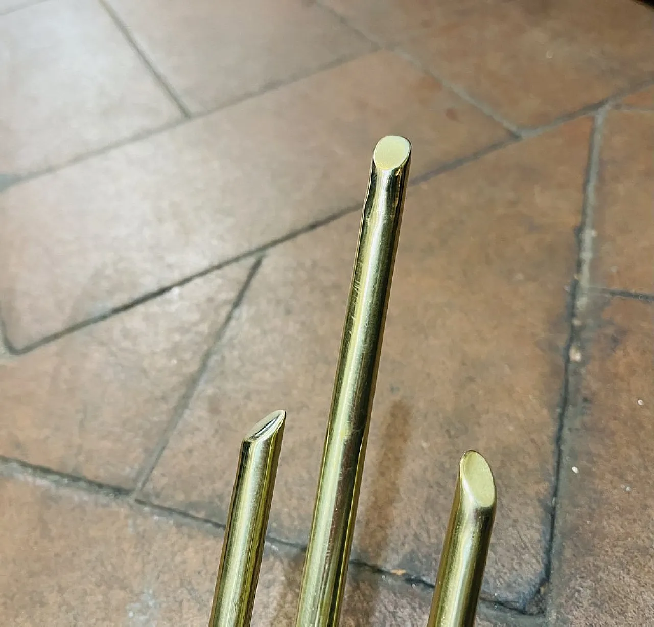 Brass wall lamp, 1950s 10