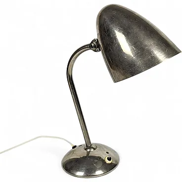 Nickel plated table lamp by Franta Anýž, 1930s