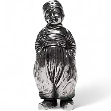 Olish silver miniature figure of a nobleman, 19th century