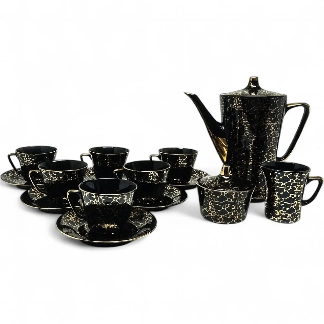 Set da caffè Ira, Chodzież, Polonia, anni '50, set di 15 15