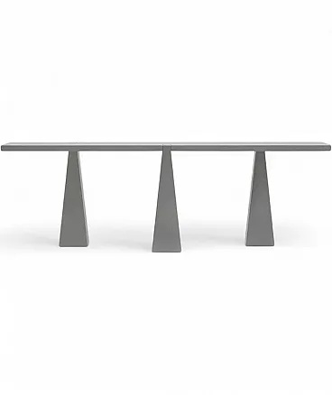 Pietra Serena Console Inkas by Angelo Mangiarotti for Skipper, 1990s