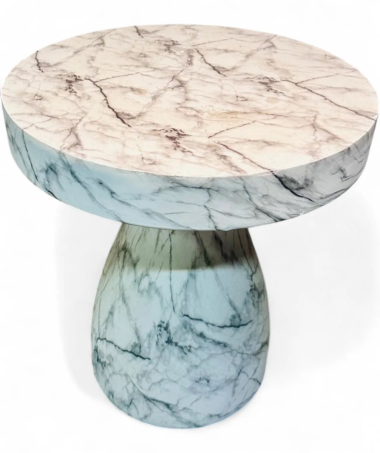 Resin-Coated Ceramic Coffee Table in Marble-Like Finish 8