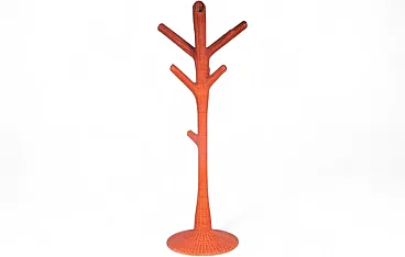 Corallo coat rack in wicker from Gervasoni, 1970s
