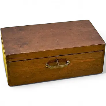 Wooden box with dividers, 20th century