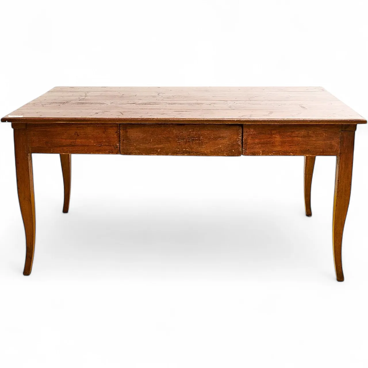 Rustic wooden kitchen table in original patina, late 19th century 13