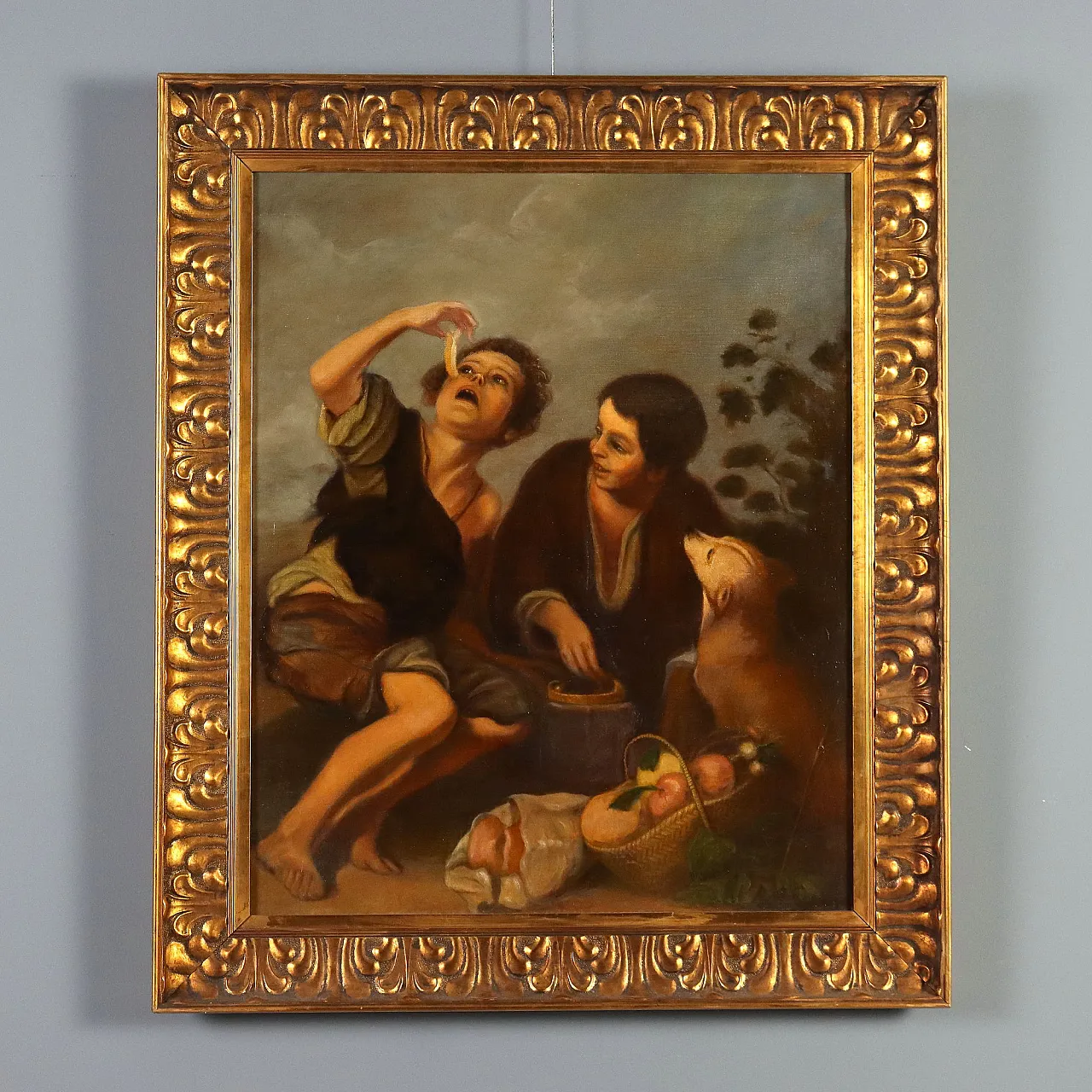 Dipinto copia da Esteban Murillo, olio su tela, '600 1