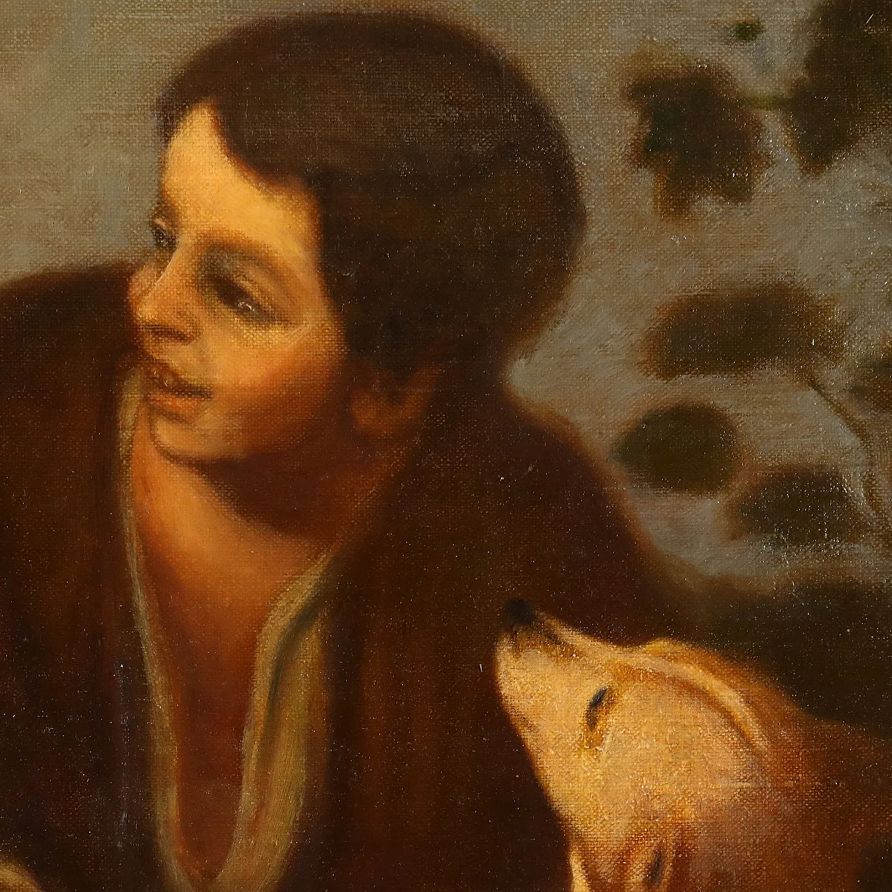 Dipinto copia da Esteban Murillo, olio su tela, '600 5