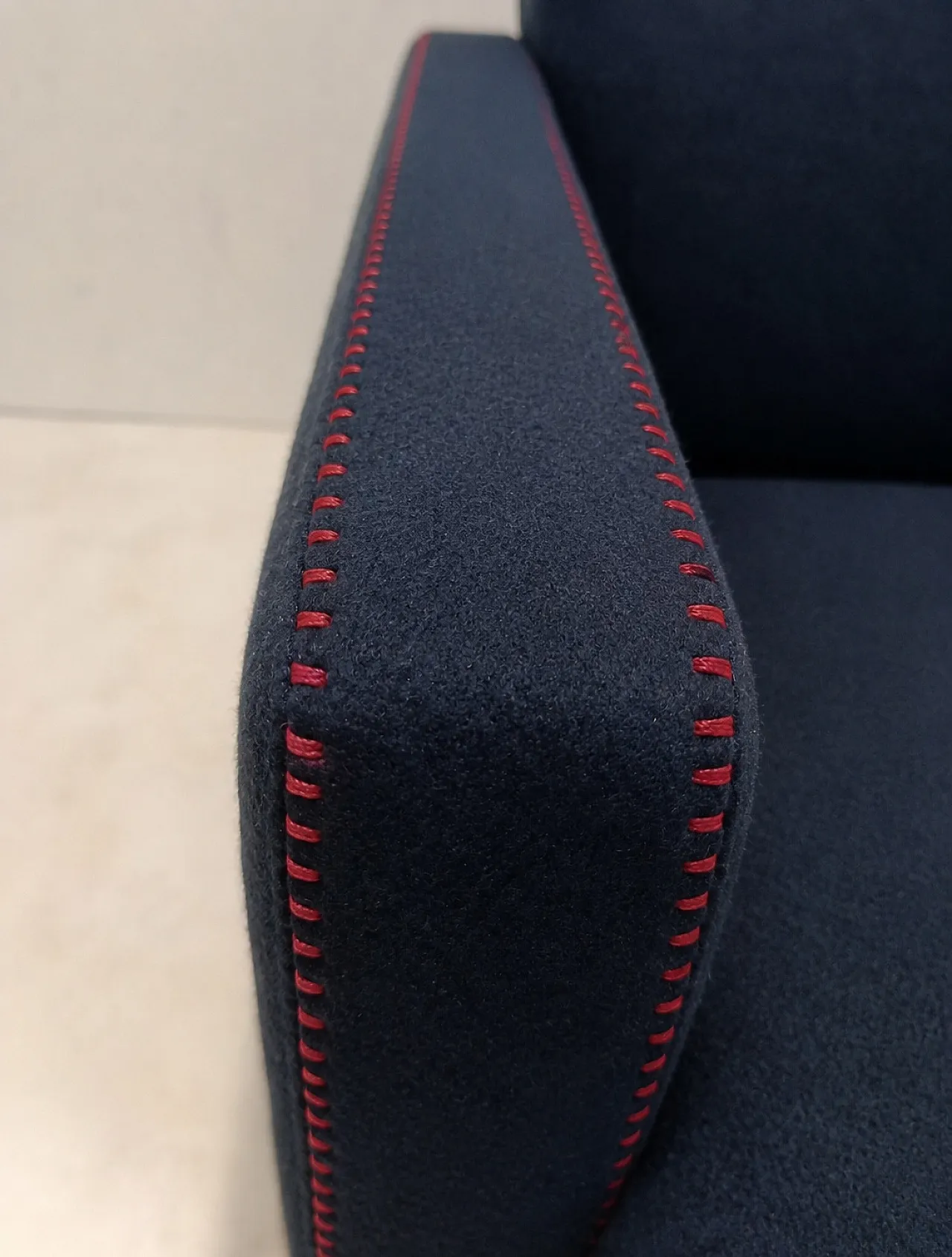 8 wool armchairs by Gerrit Rietveld for Cassina, 2000s 4