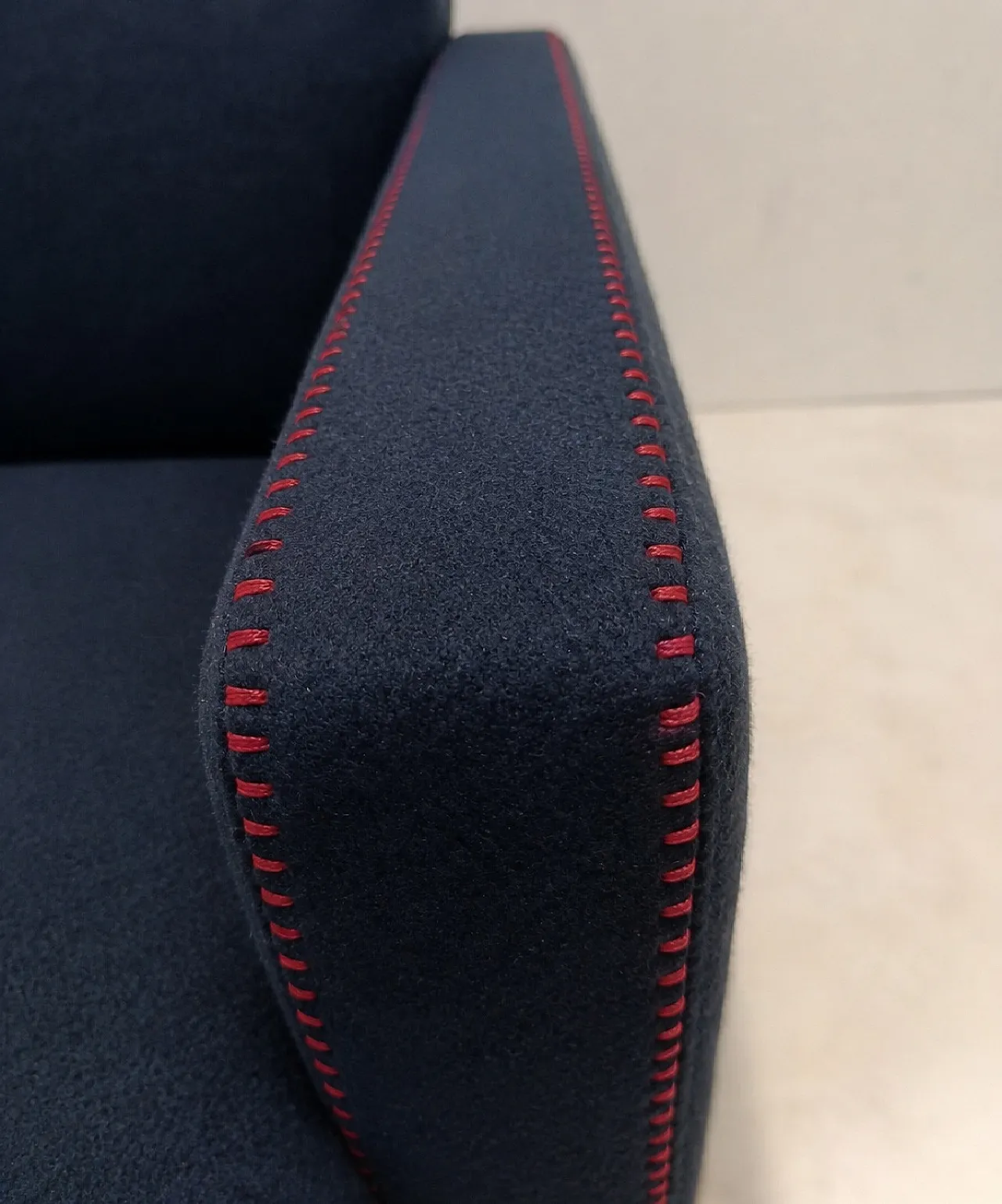 8 wool armchairs by Gerrit Rietveld for Cassina, 2000s 5