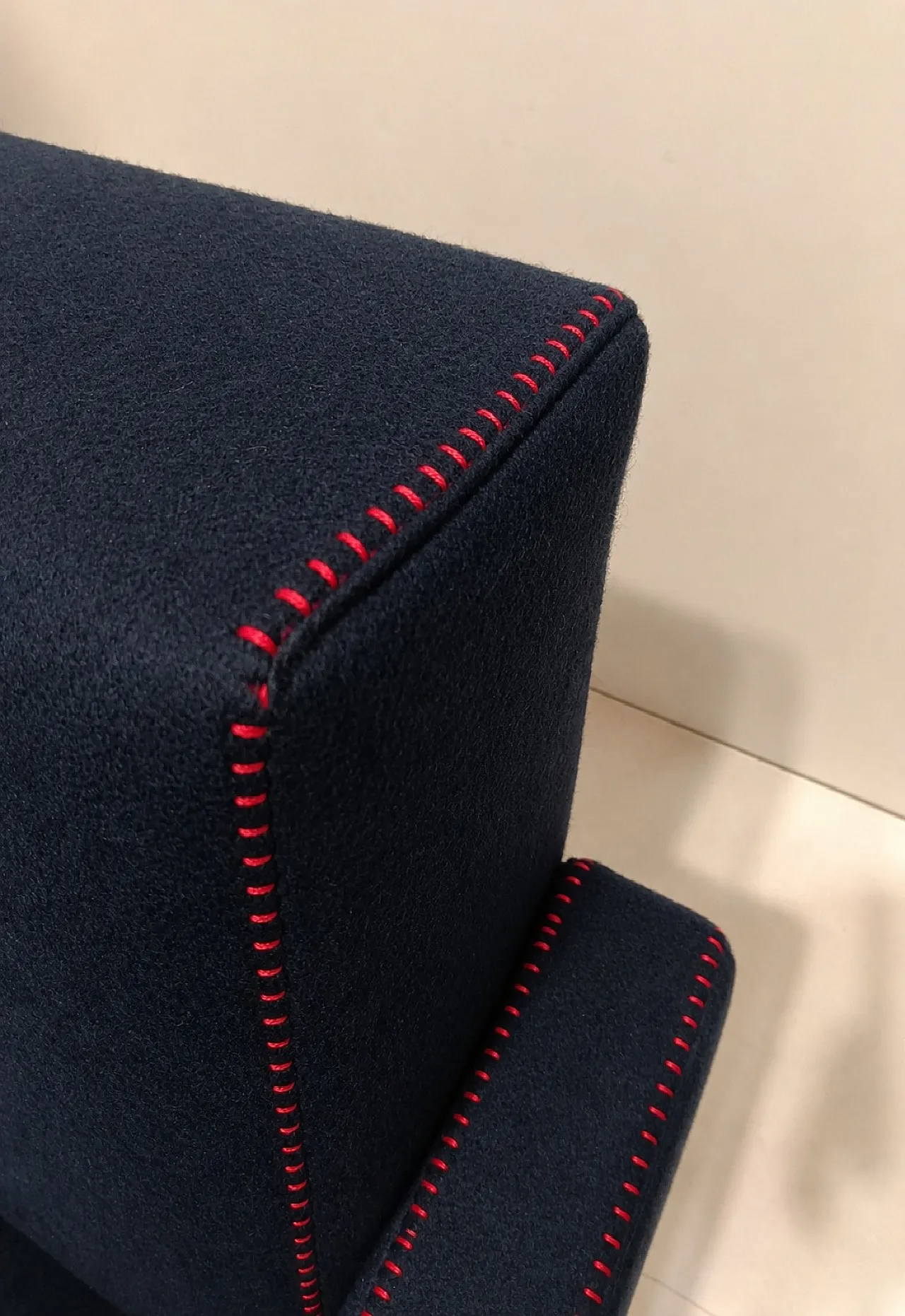 8 wool armchairs by Gerrit Rietveld for Cassina, 2000s 9
