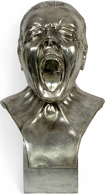 After Frank Xaver Masserschmidt, yawning bust, 18th century
