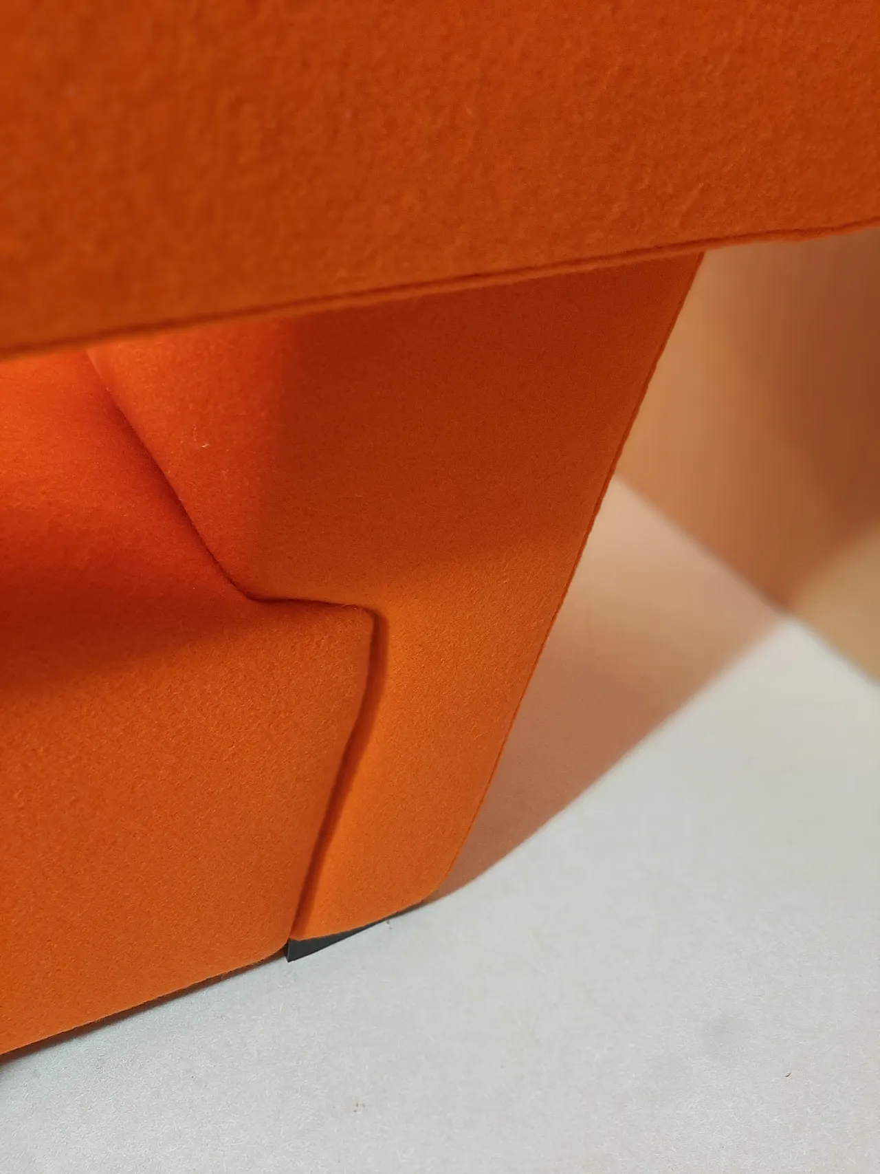 Armchair in orange wool by Gerrit Rietveld for Cassina, 2000s 23