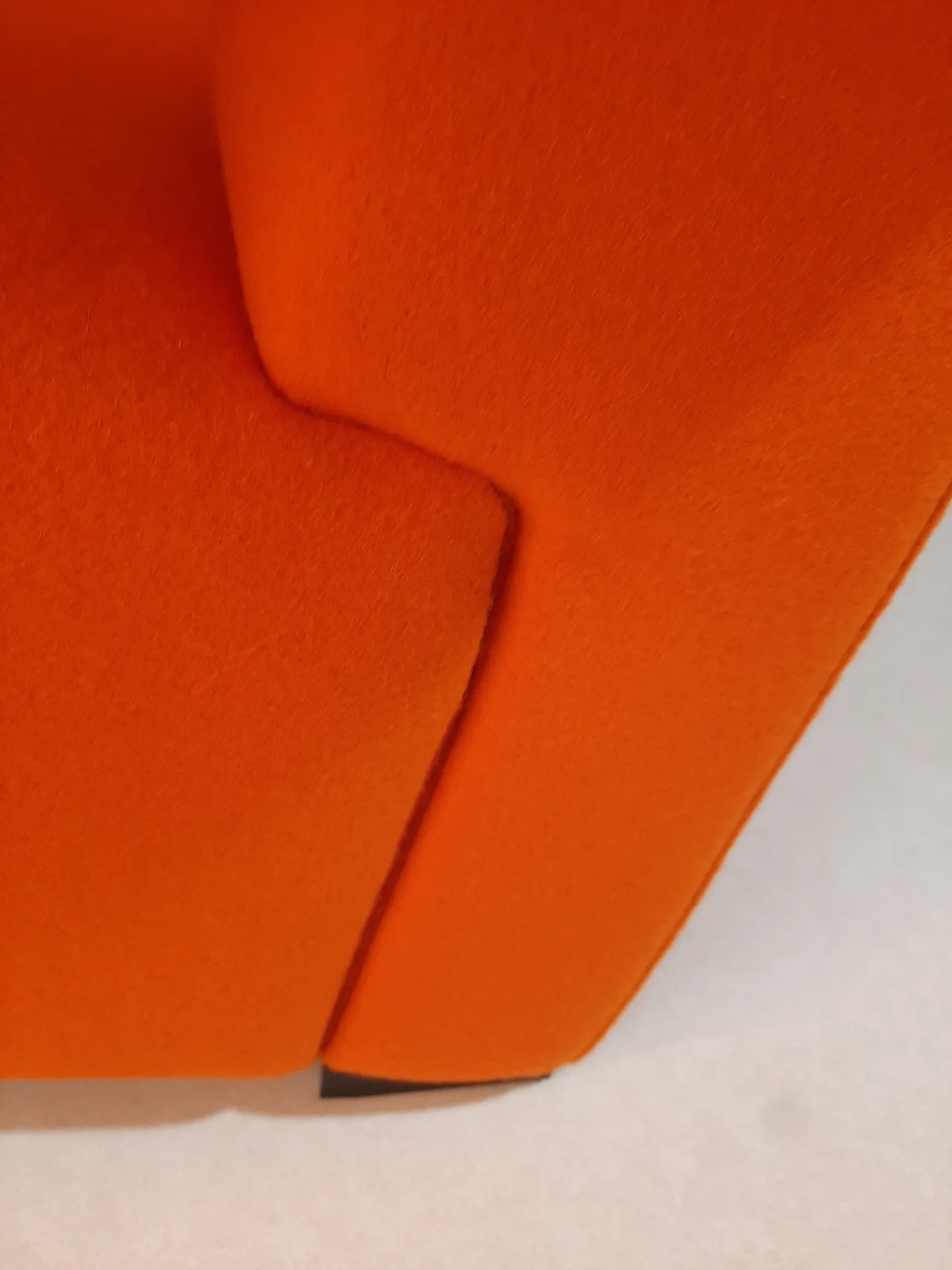 Armchair in orange wool by Gerrit Rietveld for Cassina, 2000s 70