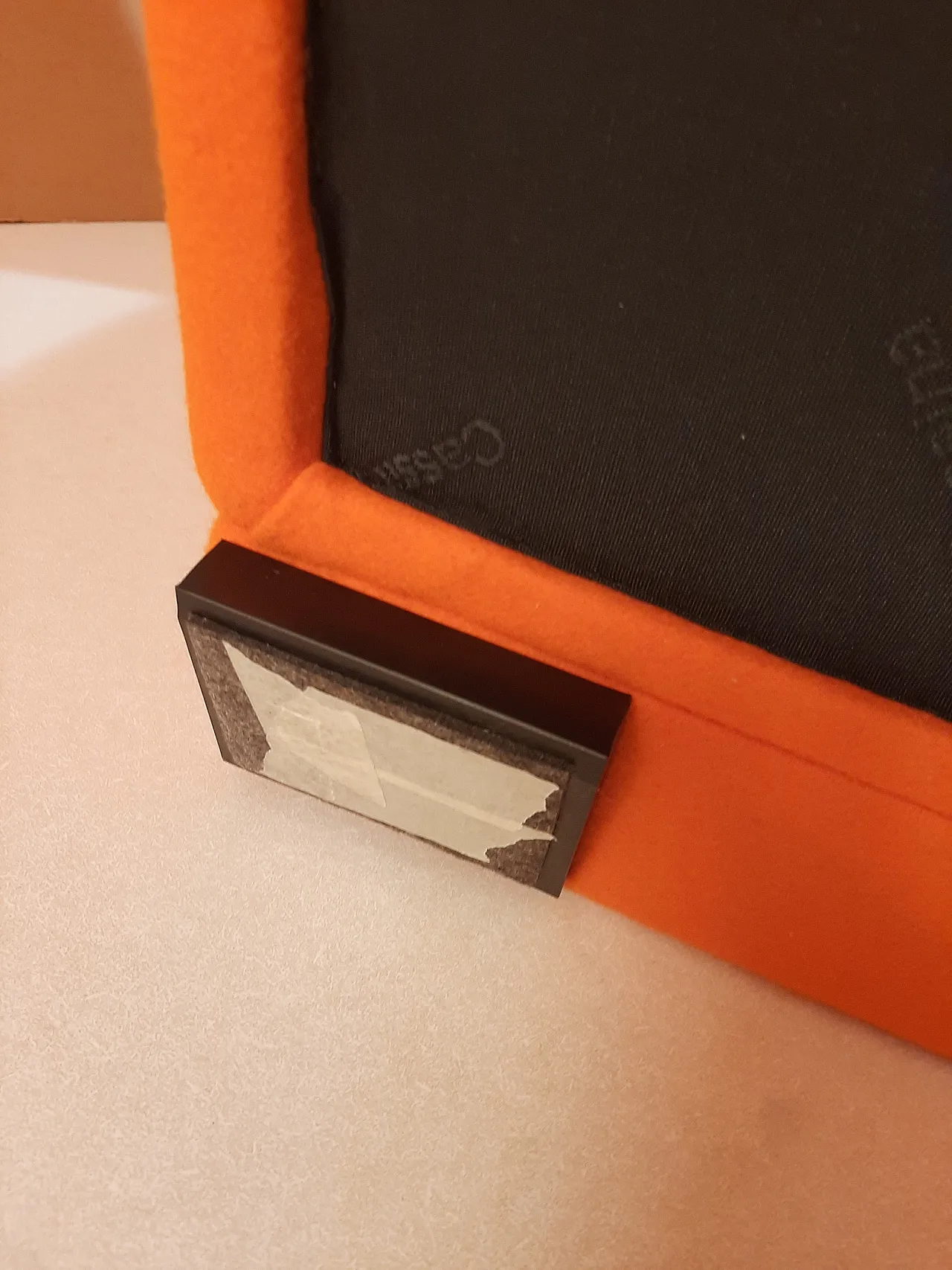 Armchair in orange wool by Gerrit Rietveld for Cassina, 2000s 82
