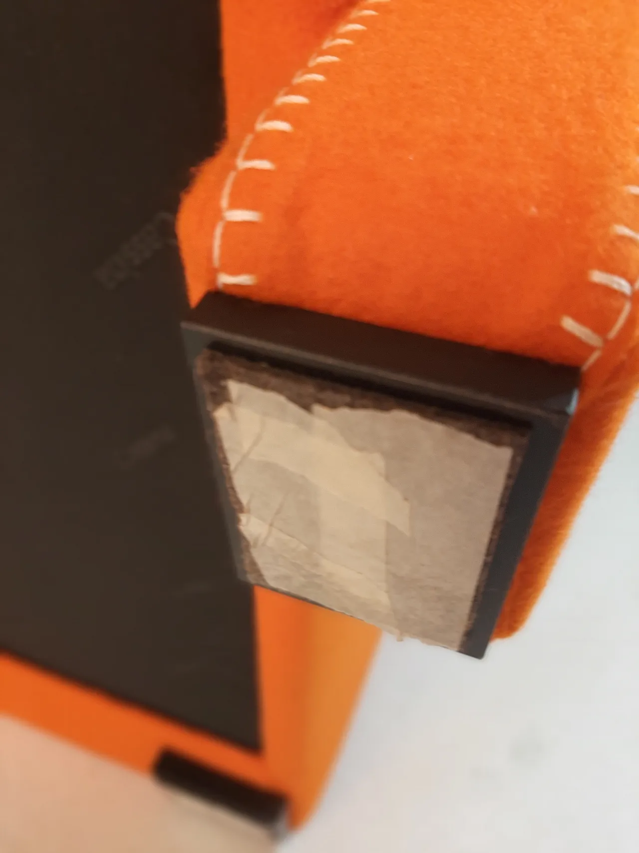 Armchair in orange wool by Gerrit Rietveld for Cassina, 2000s 84
