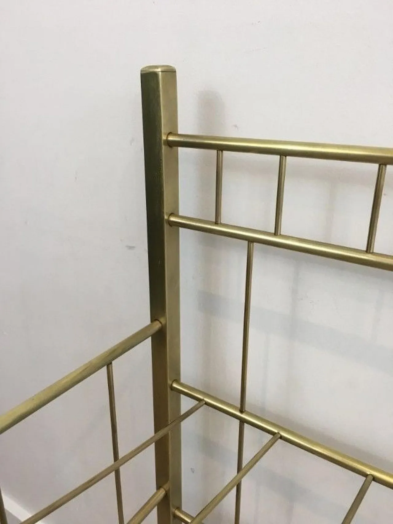 Brass Magazine Rack, French, circa 1900 7