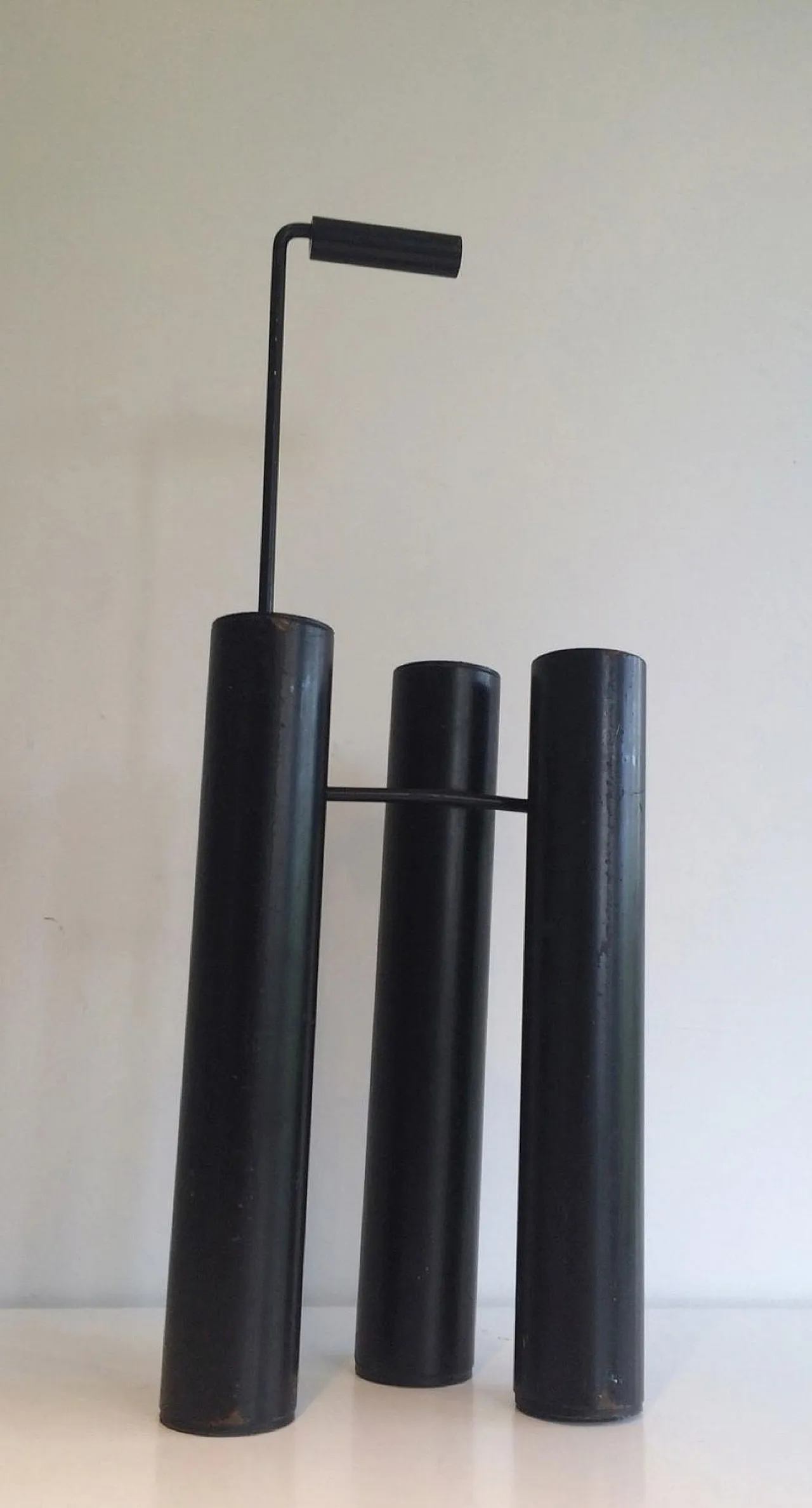 Design Black Lacquered Umbrella Stand, French, circa 1970 6