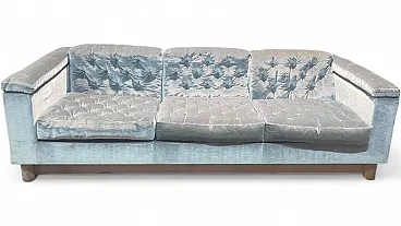 Vintage velvet sofa, 1960s
