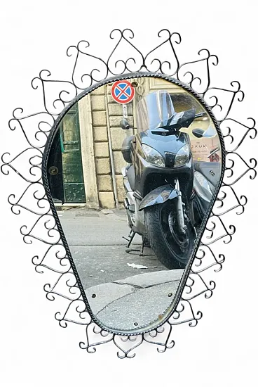 Iron mirror, 1960s