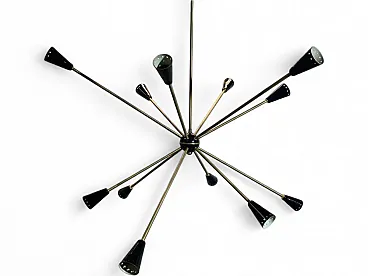 Vintage Space Age ceiling lamp by Stilnovo, 1950s