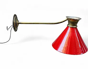 Brass wall lamp, 1960s