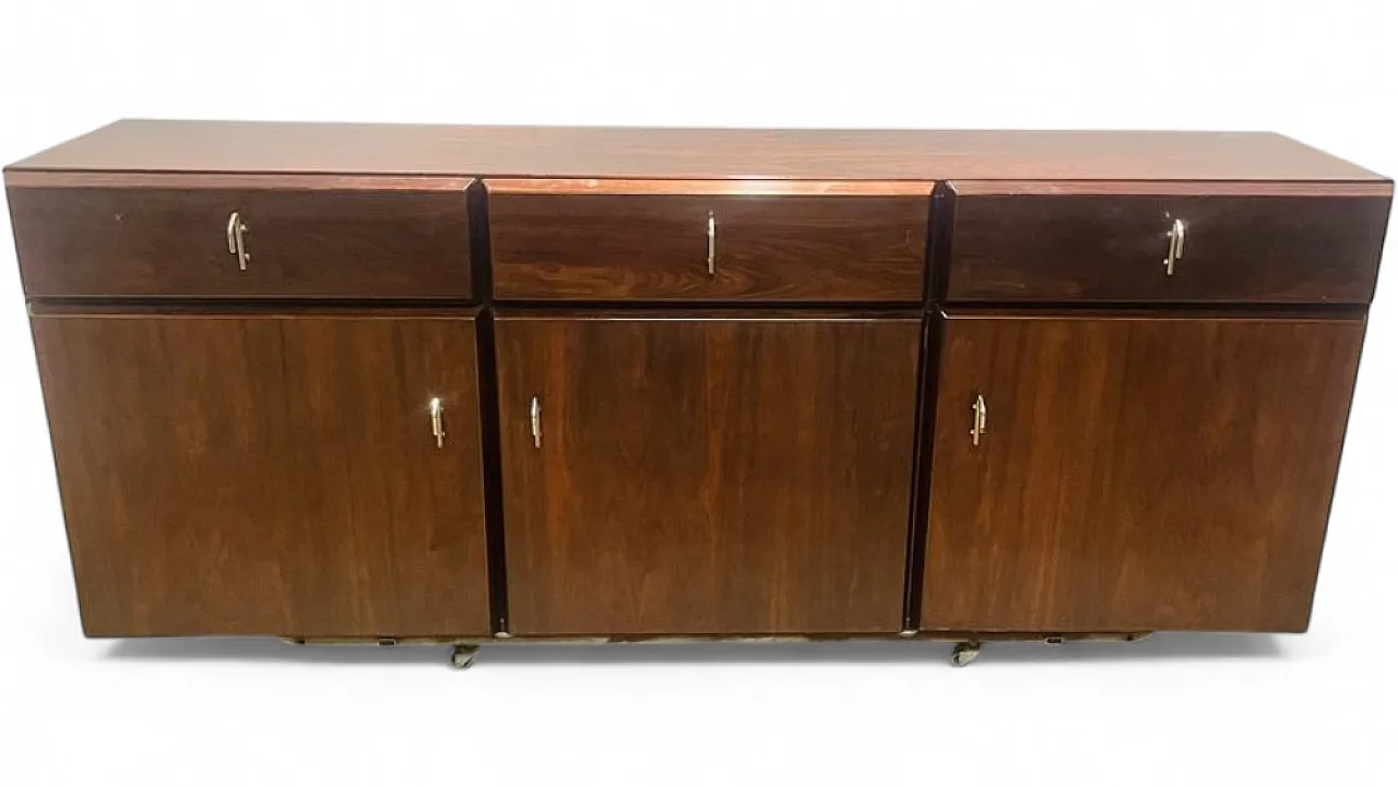 Rosewood sideboard, Italy, 1970s 15