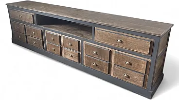 Vintage wooden counter, 1960s